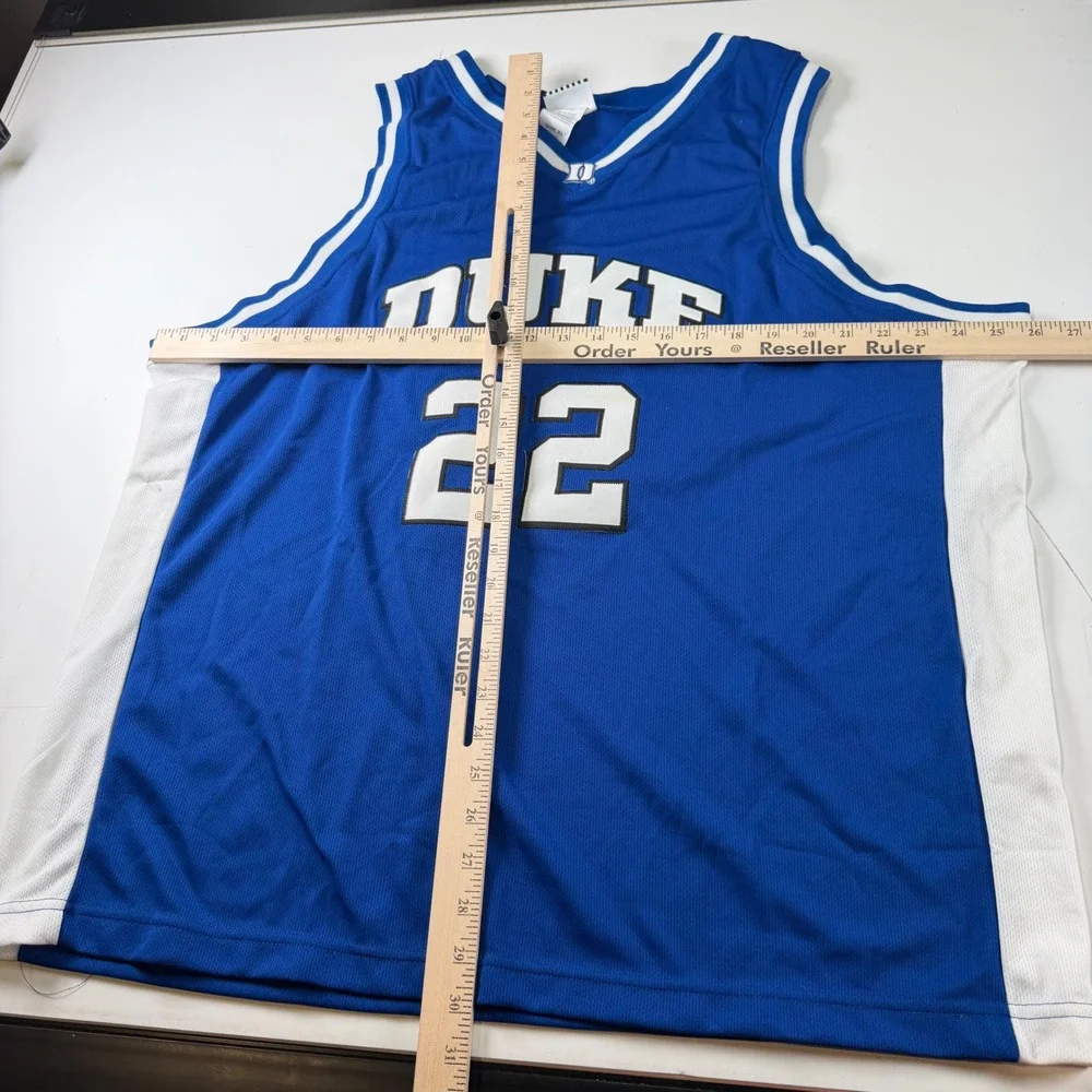 Duke Blue Devils #22 Foot Locker Basketball Jersey Blue White Size XL